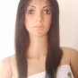 indian remy human hair 16" 1b# yaki full lace wig