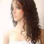 100% indian remy human hair full lace wig 18" 1b# curl