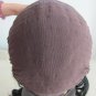 front lace wig 100% remy human hair 16" 1b# curly