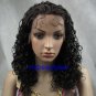 indian remy human hair full lace wig 16" 2# curly