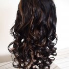 full lace wig remy 100% human hair 16" 1b-30# body curl