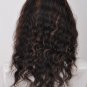 remy human hair 14" 1b-30# deep wave full lace wig
