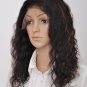 remy human hair 14" 1b-30# deep wave full lace wig