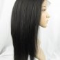 indian remy human hair 14" 1b# silky front lace wig