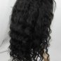 full lace wig indian remy human hair 12''1b# deep wave