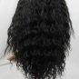 full lace wig indian remy human hair 12''1b# deep wave