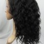 full lace wig indian remy human hair 12''1b# deep wave