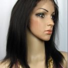 indian remy human hair 10" 1# silky straight full lace wig