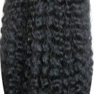 12" india remy human hair front lace wig 1b# water wave