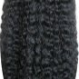 12" india remy human hair front lace wig 1b# water wave