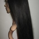 Human hair natural straight lace front wig 26inches