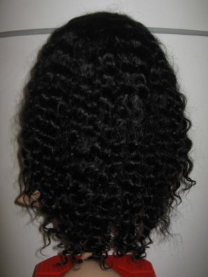 DEEP WAVE 18" LACE FRONT WIG INDIAN REMY HUMAN HAIR