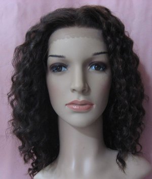16inches deep wave lace front wig 4/30