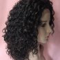 Exostic tight curl 16inch lace front wig 1b/30