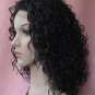 Exostic tight curl 16inch lace front wig 1b/30
