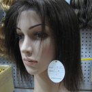 indian remy human hair full lace wig 10" 2# yaki