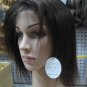 indian remy human hair full lace wig 10" 2# yaki