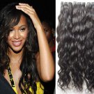24in French curl Brizilian hair machine weft human hair extensions 8oz with gift