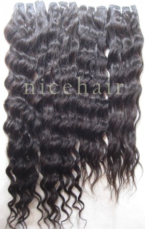 Virgin Brazilian hair weave Deep Wavy Hair Weave 12" 8oz 2paks #1B #2 human hair extensions
