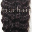 12oz 18" Virgin Brazilian hair weft curly weave human hair extensions with free gift