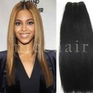 8oz 14" course yaki straight hair weave  human hair extensions brazilian hair-human hair weaving