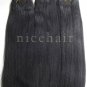 8oz 14" course yaki straight hair weave  human hair extensions brazilian hair-human hair weaving