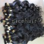 12oz 12" best virgin brazilian remy hair weaves,hand tied weft single drawn free of shed and tangle