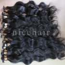 12oz 22" best virgin brazilian remy hair weaves,hand tied weft single drawn free of shed and tangle