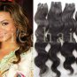 Natural Indian remy hair weave Body wave Hair weft 12" 8oz 2paks #1B #2 human hair extensions
