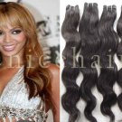Natural Indian remy hair weave Body wave Hair weft 18" 8oz 2paks #1B #2 human hair extensions