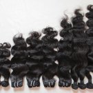 2packs 14"  best virgin brazilian remy hair weaves body wave human hair extensions no tangle no shed