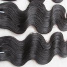2pcs 20" finest virgin brazilian remy hair weaves body wave human hair extensions no tangle no shed