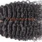 3packs 18" human hair extensions virgin brazilian hair human hair weaving kink curl