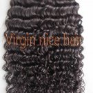 2pcs 16" 100% Virgin Brazilian Hair Weave deep curly hair weft human hair extensions with gift