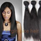 2packs 12" light yaki straight  best virgin brazilian remy hair weaves no tangle no shed