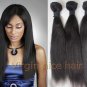 2packs 16" light yaki straight best virgin brazilian remy hair weaves no tangle no shed
