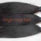 2packs 18" light yaki straight  best virgin brazilian remy hair weaves no tangle no shed