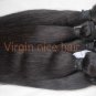 2packs 18" light yaki straight best virgin brazilian remy hair weaves no tangle no shed