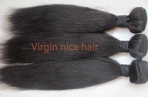 3pcs 18" light yaki straight  best virgin brazilian hair extensions remy hair weaves no tangle