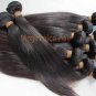 2pcs 28" natural straight virgin brazilian hair weave human hair extensions machine weft no tangle
