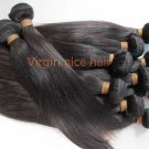 3pcs 28" natural straight virgin brazilian hair weave human hair extensions machine weft no tangle