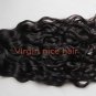 200g 18" loose curl virgin brazilian hair weave human hair extensions natural black free shipping