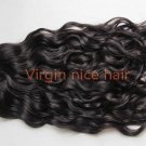 200g 30" loose curl virgin brazilian hair weave human hair extensions natural black  free shipping