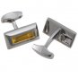 Tateossian Two Tone Rectangle Cufflinks - CL0015