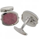 Tateossian Pink Rhodon Tonneau Cufflinks BTS8704