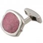 Tateossian Pink Rhodon Tonneau Cufflinks BTS8704
