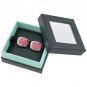 Tateossian Pink Rhodon Tonneau Cufflinks BTS8704