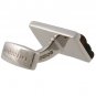Tateossian Silver Tiger Eye Onyx Cufflinks CUF0556