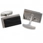 Tateossian Silver Black Carved Onyx Cufflinks BTS0555