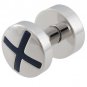 Tateossian Silver Round Bolt Cufflinks - BTS9662